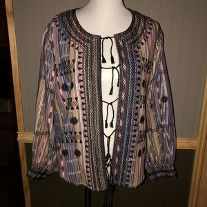 🌺Rare “Batik” Free People jacket!  Good looking💐